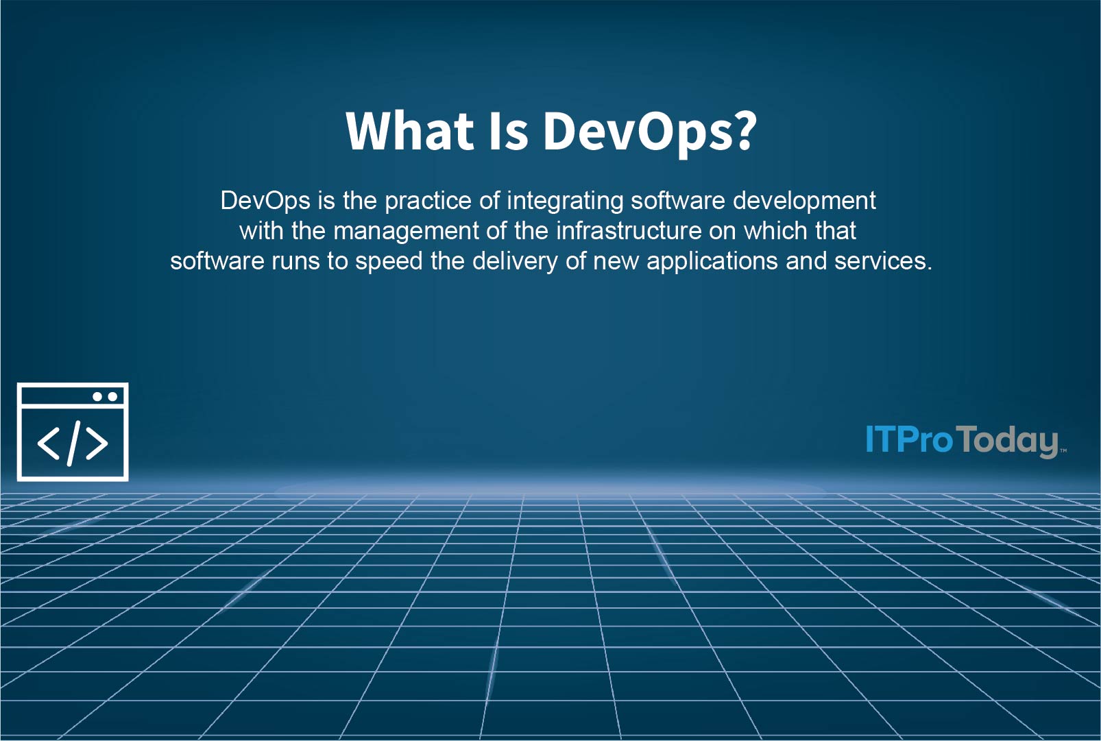 DevOps definition presented by ITPro Today