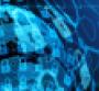 global cybersecurity digital blue