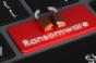 a red keyboard button says ransomware
